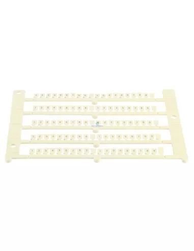 Siemens 8wa88610aa Packung mit 200 horizontalen Platten 1...9, leer